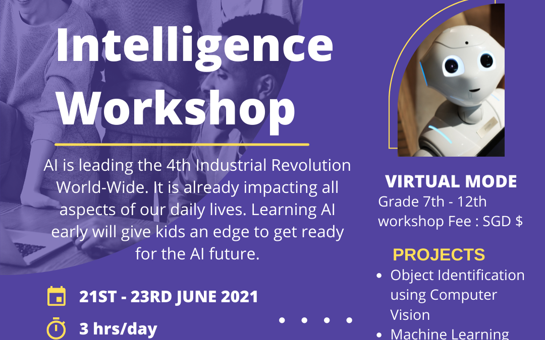 Artificial Intelligence Summer Workshop for Grades 7 – 12