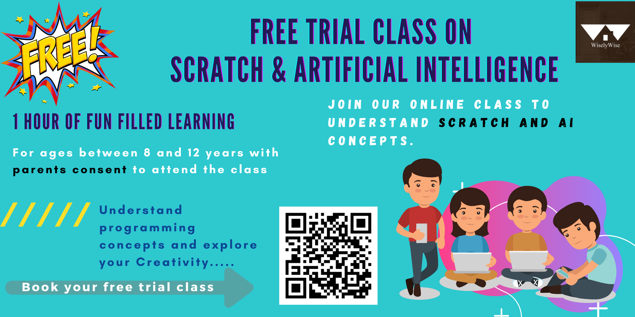 Free Trial Class on Scratch and Artificial Intelligence
